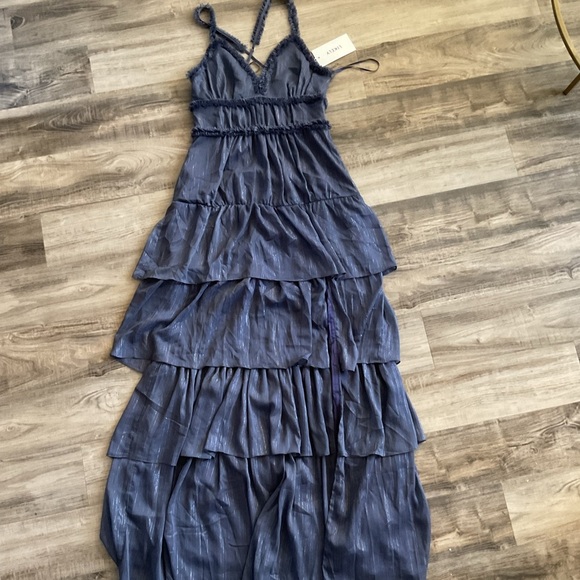 LIKELY Women's Athena Maxi Dress 6; Night Shadow - Picture 3 of 8